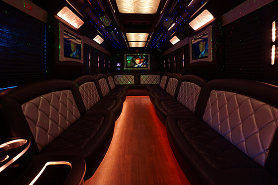  party buses with comfortable seating