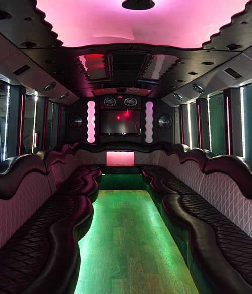 stereo systems in our canton party buses