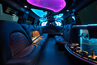 Amazing sound system on limo